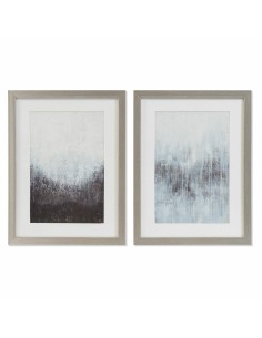 Cadre DKD Home Decor Abstrait Moderne (30 x 2 x 40 cm) (2 Unités)