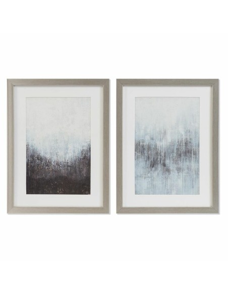 Cadre DKD Home Decor Abstrait Moderne (30 x 2 x 40 cm) (2 Unités)