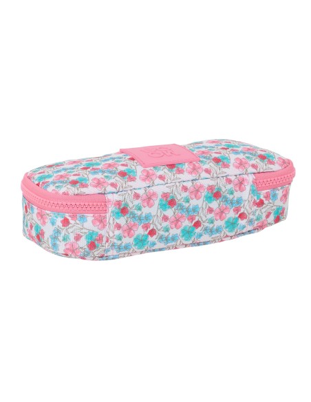 Trousse d'écolier Moos Flores Multicouleur 22 x 5 x 8 cm