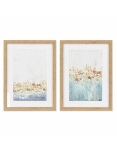 Cadre DKD Home Decor Abstrait (30 x 2,5 x 40 cm) (2 Unités)