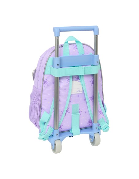 Cartable à roulettes Frozen Spirit Lila 28 x 34 x 10 cm