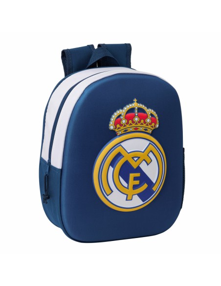 Sac à dos enfant Real Madrid C.F. Noir 27 x 33 x 10 cm 3D