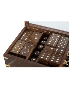 Jeux Home ESPRIT Bois Verre 15 x 15 x 7 cm 2