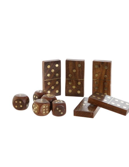 Jeux Home ESPRIT Bois Verre 15 x 15 x 7 cm