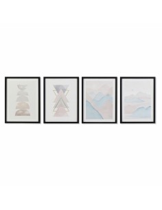 Cadre DKD Home Decor Montagne (30 x 3 x 40 cm) (4 Unités)