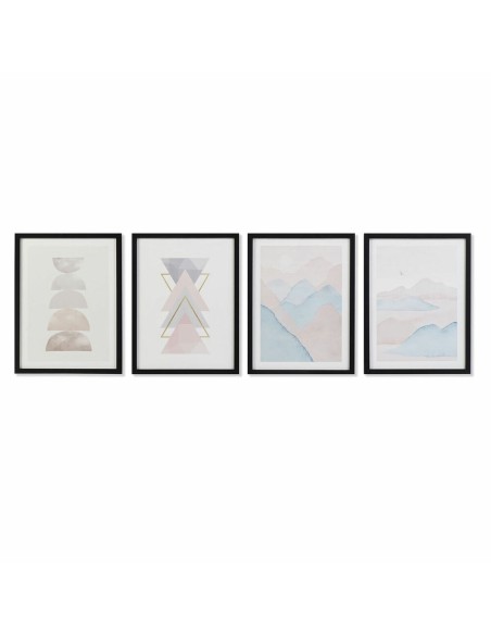 Cadre DKD Home Decor Montagne (30 x 3 x 40 cm) (4 Unités)