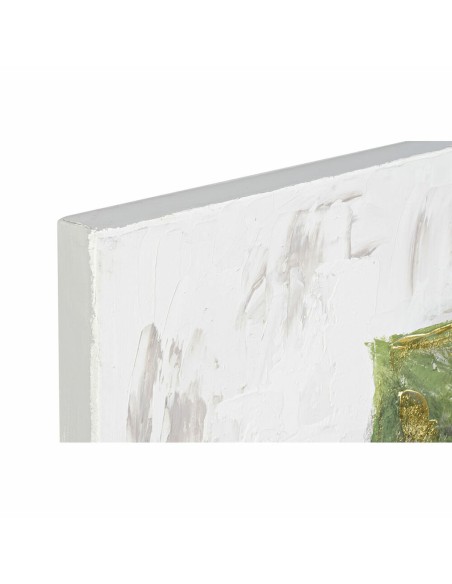 Cadre DKD Home Decor Tropical Feuille d'une plante (80 x 3,5 x 80 cm) (2 Unités)