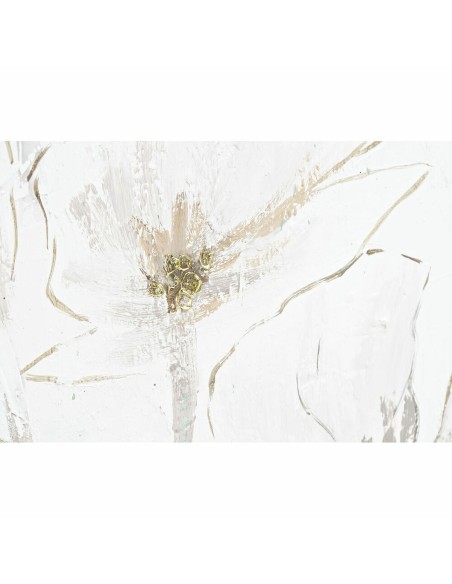 Cadre DKD Home Decor Tropical Feuille d'une plante (80 x 3,5 x 80 cm) (2 Unités)