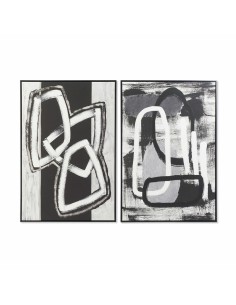 Cadre DKD Home Decor Abstrait Moderne (83 x 4,5 x 122,5 cm) (2 Unités)