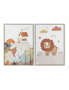 Cadre DKD Home Decor 53 x 4,5 x 73 cm Enfant (2 Unités)