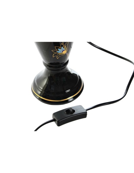 Lampe de bureau DKD Home Decor Noir Doré Oiseau 220 V 50 W Oriental (28 x 28 x 51 cm) (2 Unités)