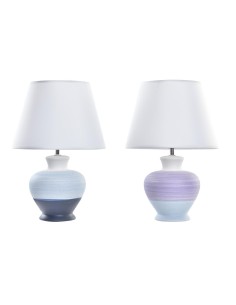 Lampe de bureau DKD Home Decor 25W Bicolore 220 V (2 Unités) (25 x 25 x 38 cm)