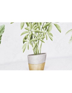 Cadre DKD Home Decor Plante (90 x 2,3 x 30 cm) (90 x 1,5 x 30 cm) (2 Unités) 2