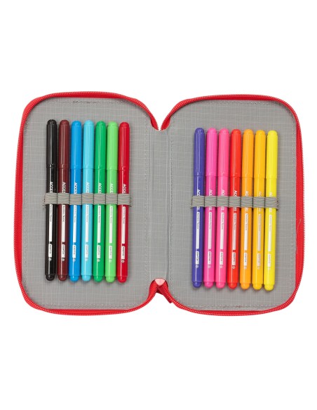 Trousse d'écolier PJ Masks Ready Blue marine 12.5 x 19.5 x 4 cm 28 Pièces