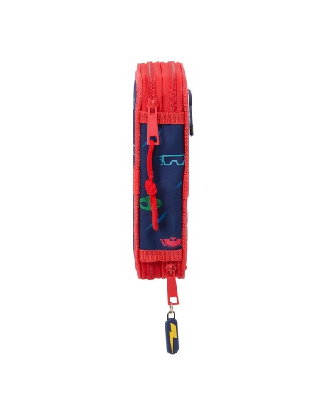 Trousse d'écolier PJ Masks Ready Blue marine 12.5 x 19.5 x 4 cm 28 Pièces