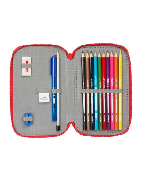 Trousse d'écolier PJ Masks Ready Blue marine 12.5 x 19.5 x 4 cm 28 Pièces
