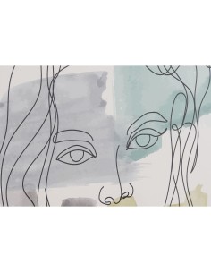 Cadre DKD Home Decor Femme (40 x 3 x 60 cm) (6 Unités) 2