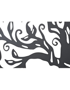 Décoration murale DKD Home Decor Noir Métal Blanc Indien Lune (2 Unités) (60 x 1 x 60 cm) 2