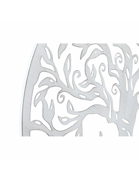 Décoration murale DKD Home Decor Noir Métal Blanc Indien Lune (2 Unités) (60 x 1 x 60 cm)