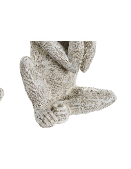 Figurine Décorative DKD Home Decor Beige Blanc Résine (14,5 x 11 x 19 cm) (3 Unités)