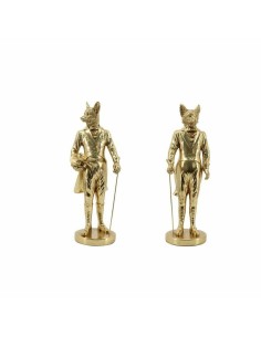 Figurine Décorative DKD Home Decor Aluminium Résine (15 x 12,5 x 41,50 cm) (2 Unités)