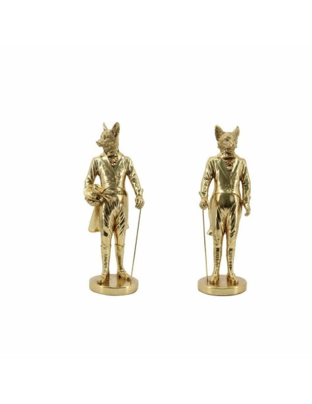 Figurine Décorative DKD Home Decor Aluminium Résine (15 x 12,5 x 41,50 cm) (2 Unités)