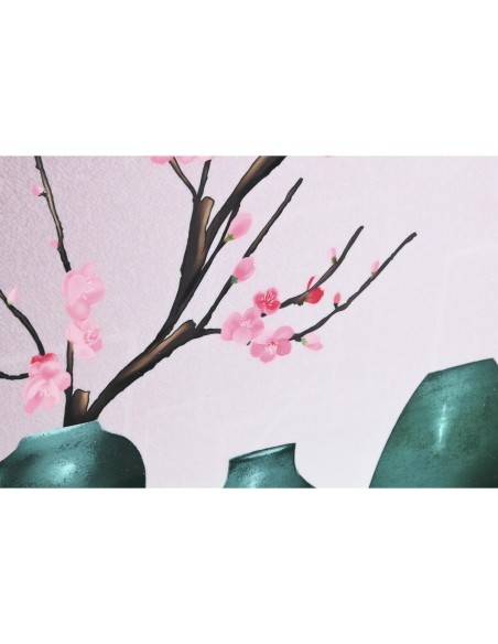 Cadre DKD Home Decor Vase Oriental (80 x 3 x 80 cm) (2 Unités)