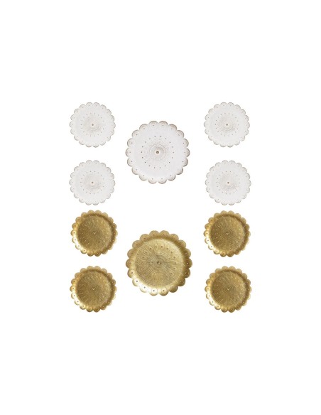 Figurine Décorative DKD Home Decor (5 Pièces) (2 Unités) Moderne (35 x 2 x 35 cm)