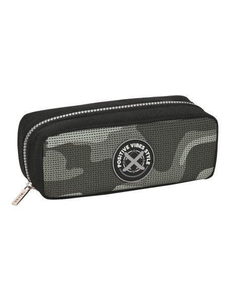Trousse d'écolier Safta Stone Noir 21 x 8 x 8 cm