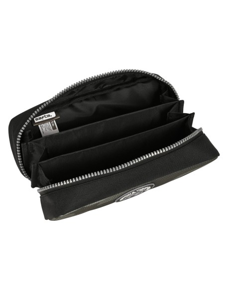 Trousse d'écolier Safta Stone Noir 21 x 8 x 8 cm