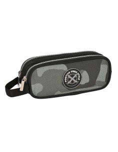 Trousse d'écolier Safta Stone Noir 21 x 8 x 6 cm