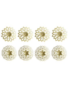 Figurine Décorative DKD Home Decor (4 Pièces) (2 Unités) (25 x 2 x 25 cm) 2