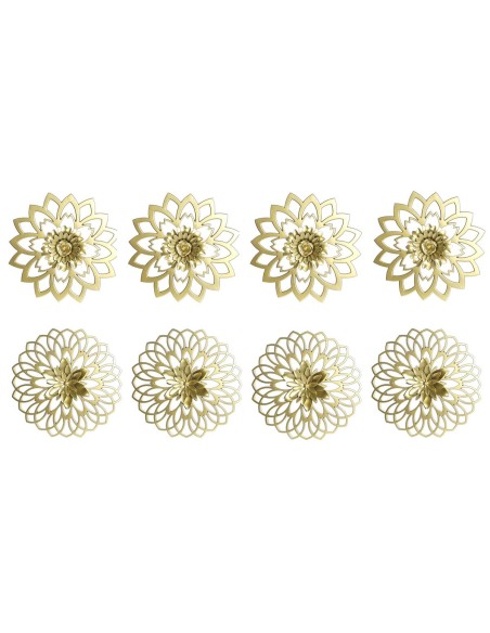 Figurine Décorative DKD Home Decor (4 Pièces) (2 Unités) (25 x 2 x 25 cm)