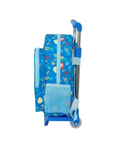 Cartable à roulettes The Paw Patrol Pups rule Bleu 26 x 34 x 11 cm 2