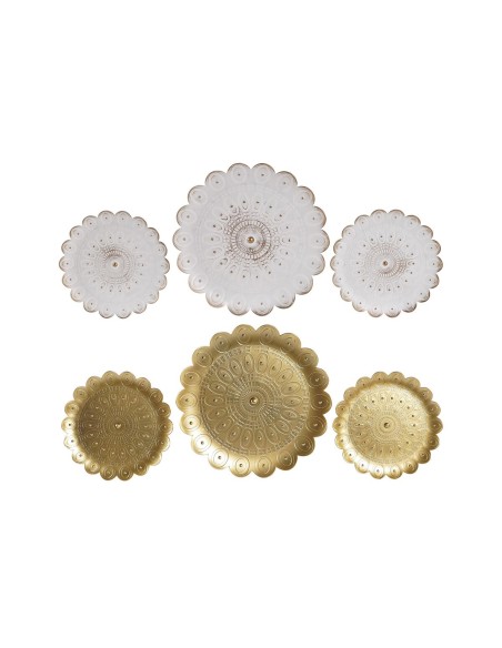 Figurine Décorative DKD Home Decor (2 Unités) Moderne (35 x 2 x 35 cm)