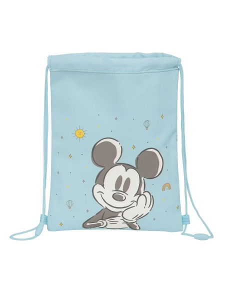 Sac à dos serré par des ficelles Mickey Mouse Clubhouse Baby Bleu 26 x 34 x 1 cm