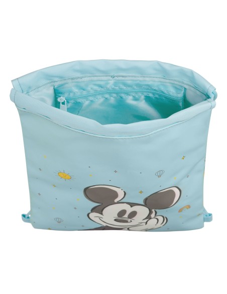 Sac à dos serré par des ficelles Mickey Mouse Clubhouse Baby Bleu 26 x 34 x 1 cm