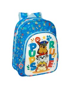 Cartable The Paw Patrol Pups rule Bleu 26 x 34 x 11 cm