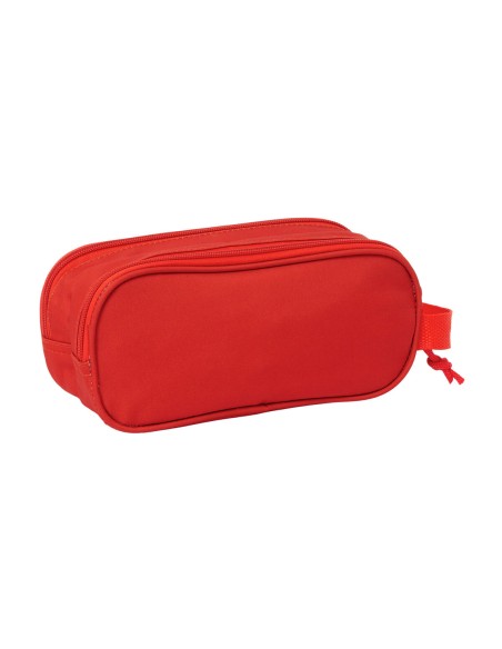 Trousse Fourre-Tout Double Sevilla Fútbol Club Rouge 21 x 8 x 6 cm 3D