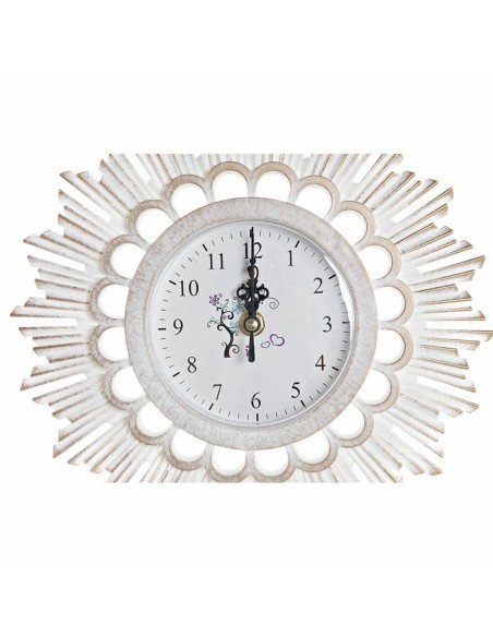 Horloge Murale DKD Home Decor Miroir PP (25 x 2,5 x 25 cm) (2 Unités)