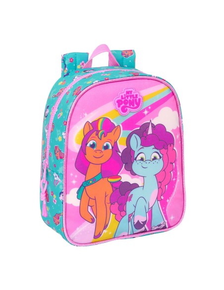 Cartable My Little Pony Magic Rose Turquoise 22 x 27 x 10 cm