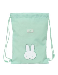 Sac à dos serré par des ficelles Miffy Menta Menthe 26 x 34 x 1 cm