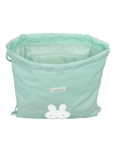 Sac à dos serré par des ficelles Miffy Menta Menthe 26 x 34 x 1 cm 2