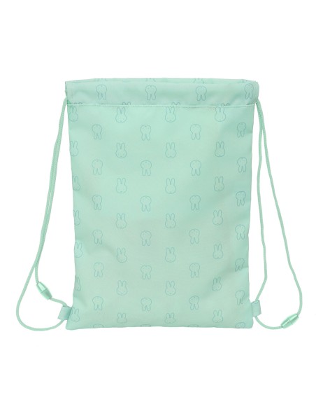 Sac à dos serré par des ficelles Miffy Menta Menthe 26 x 34 x 1 cm