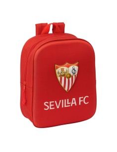 Cartable Sevilla Fútbol Club Rouge 22 x 27 x 10 cm 3D
