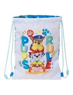 Sac à dos serré par des ficelles The Paw Patrol Pups rule Bleu 26 x 34 x 1 cm