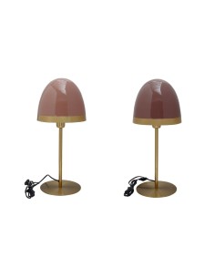 Lampe de bureau DKD Home Decor Métal Moderne (23 x 23 x 55 cm) (2 Unités)