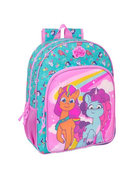 Cartable My Little Pony Magic Rose Turquoise 33 x 42 x 14 cm