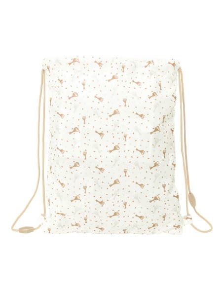 Sac à dos serré par des ficelles Sophie la Girafe Beige 26 x 34 x 1 cm
