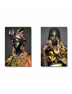 Cadre DKD Home Decor Colonial Africaine (50 x 2 x 70 cm) (2 Unités)
